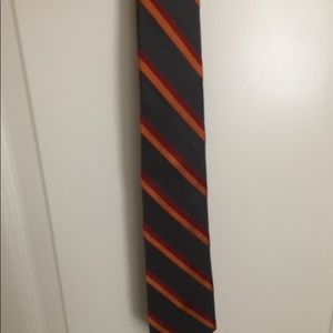 Penguin Tie orange and grey